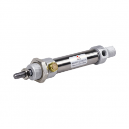RPC 016.0025 FS Пневмоцилиндр D = 16 мм, S = 25 мм, с фронтальной возвратной пружиной
