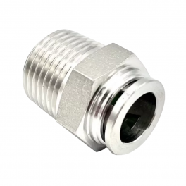 SPC12-02S1G Штуцер прямой нерж G1/4 12мм